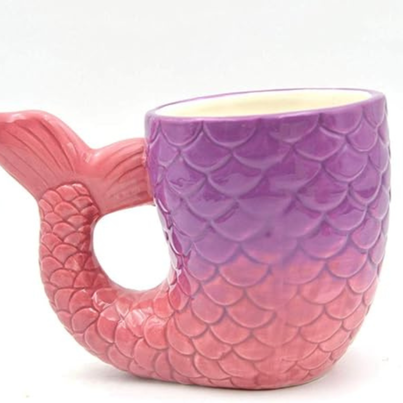 TAZA SIRENA MORADA KT22-93