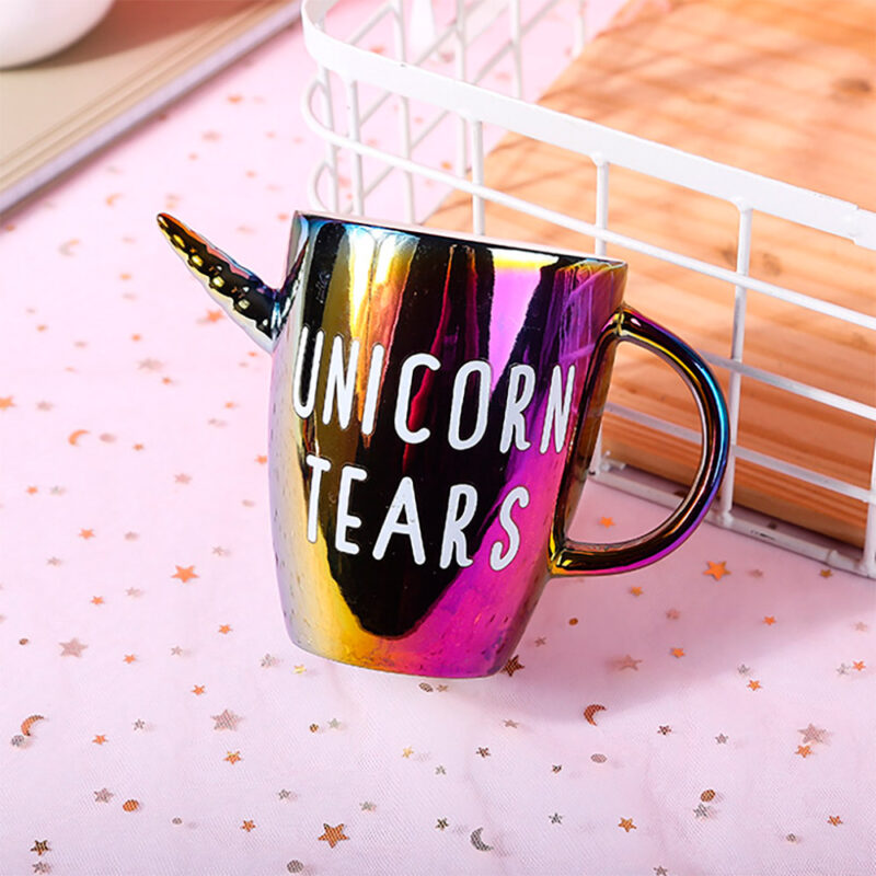 TAZA DE UNICORNIO BRILLOS KT22-11