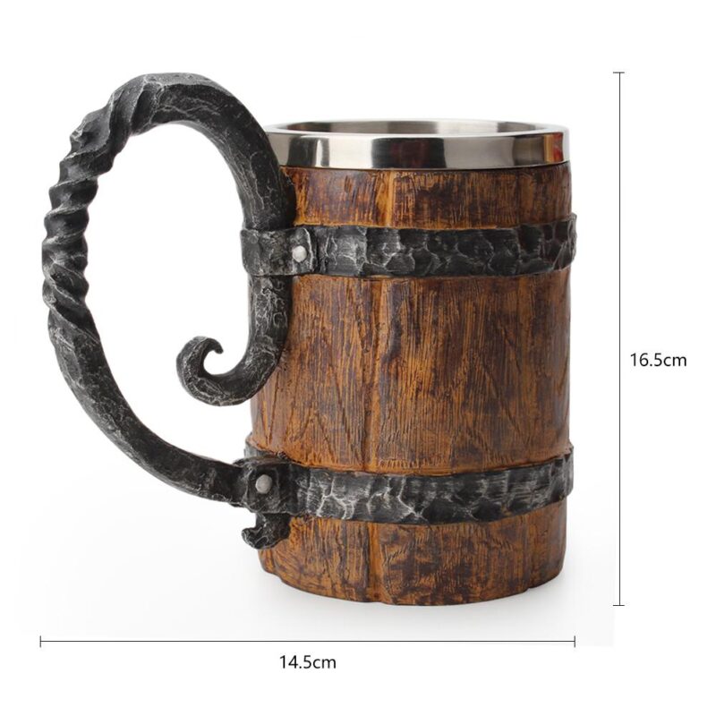 TAZA DE CERVEZA ESTILO MEDIEVAL PM-96 - Imagen 7