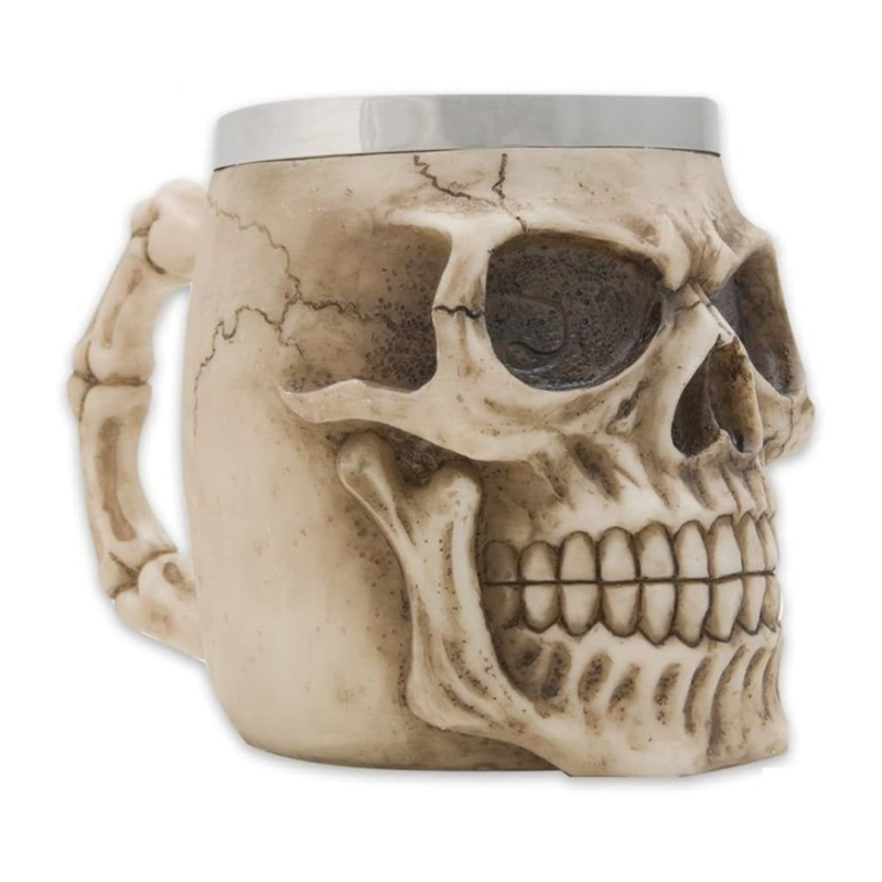 TAZA CALAVERA GÓTICA PM-214