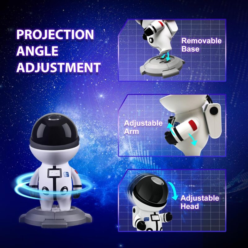 LÁMPARA DE PROYECCIÓN DE ESTRELLAS ASTRONAUTA PM-146 - Imagen 4