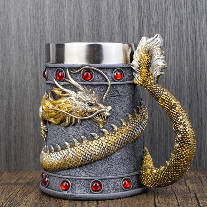 TAZA MEDIEVAL DRAGÓN PM-202